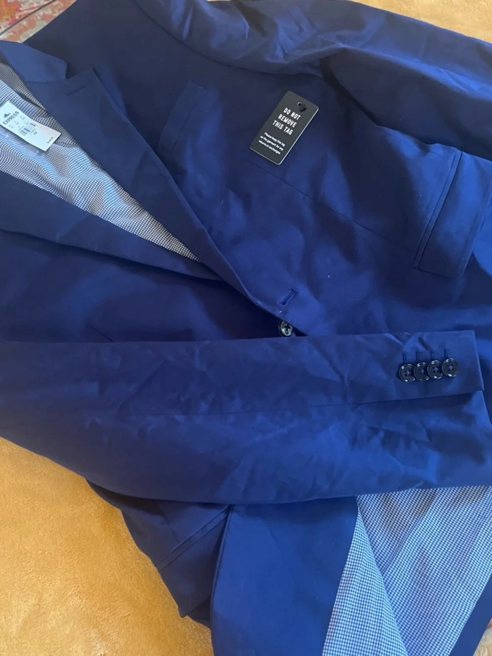 Express tailored navy